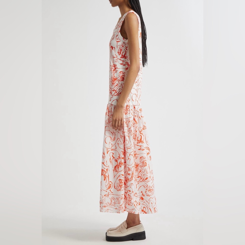 Marimekko Taide Cactis Drop Waist Dress, Size M - Picture 3 of 6